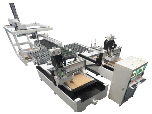 M12(1+2) Custom Furniture Production Line With Gantry Crane Loading