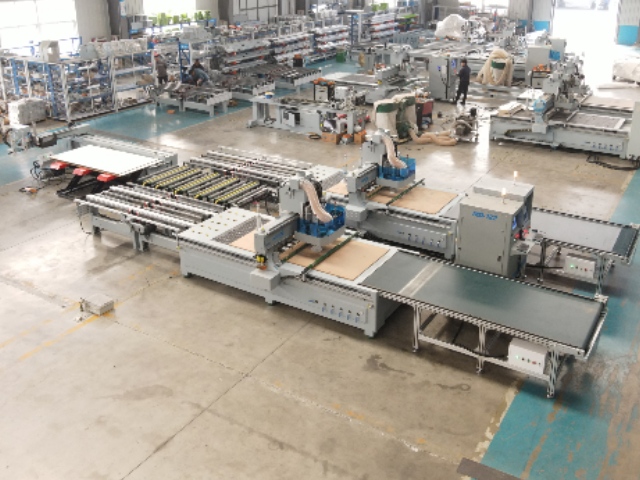 MD-122(1+2) Custom Furniture Production Line With Feeding On Lifting Platform