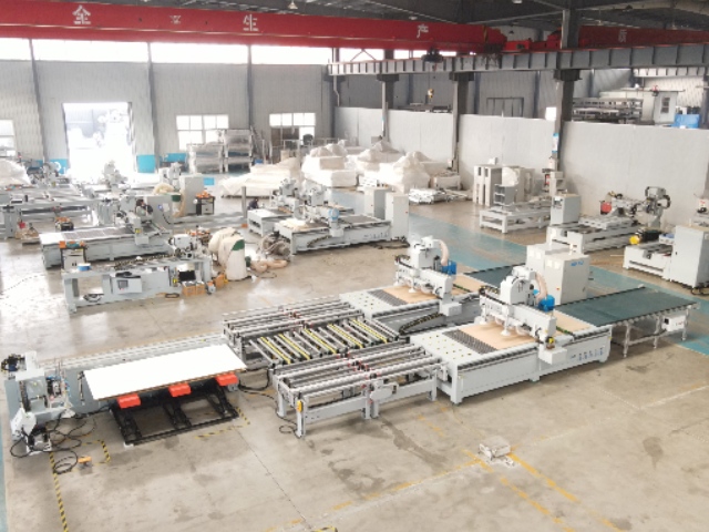 MD-122(1+2) Custom Furniture Production Line With Feeding On Lifting Platform