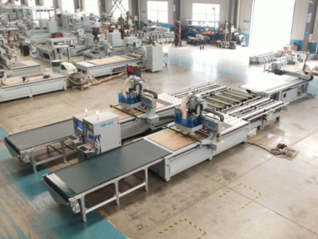 MD-122(1+2) Custom Furniture Production Line With Feeding On Lifting Platform